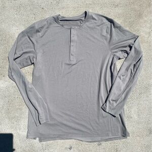 Lululemon Men’s Long Sleeve Henley Shirt